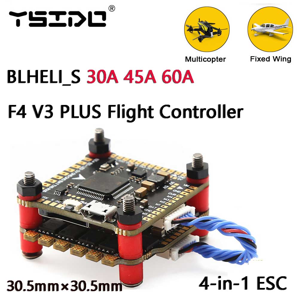 F4V3S F4 V3 V3S PLUS FC كومة/F - مراجعة Drone Kit Vtol وسعره