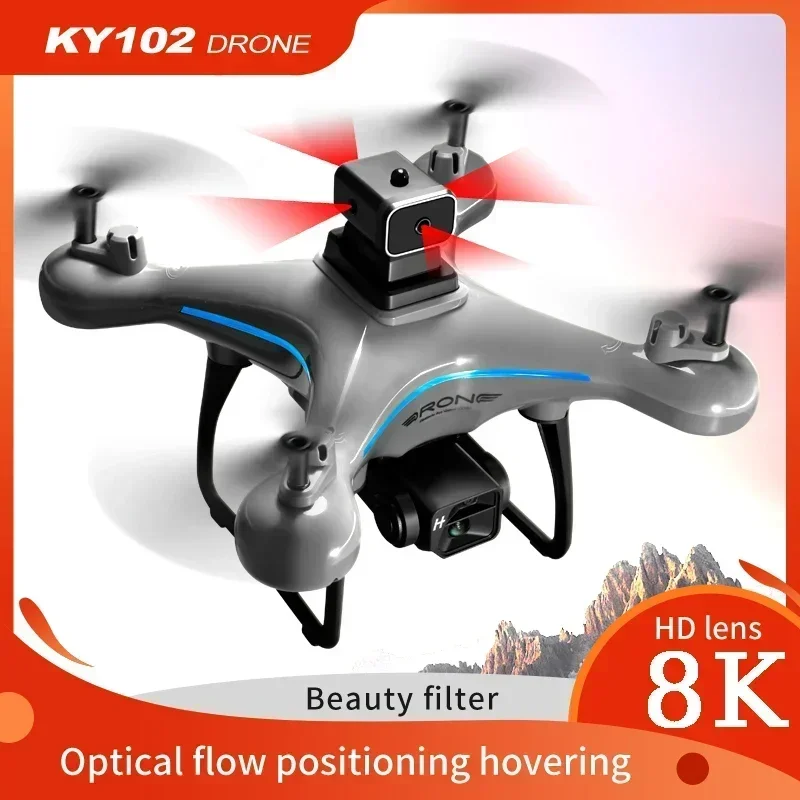 طائرة بدون طيار KY102 RC 8K كا - مراجعة Drone Kit Vtol وسعره