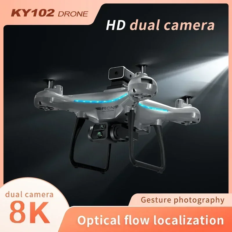 طائرة بدون طيار KY102 RC 8K كا - مراجعة Drone Kit Vtol وسعره