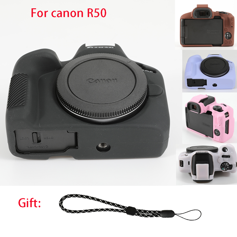 حقيبة كاميرا من السيليكون مناس - مراجعة Canon Camera Eos R50 وسعره