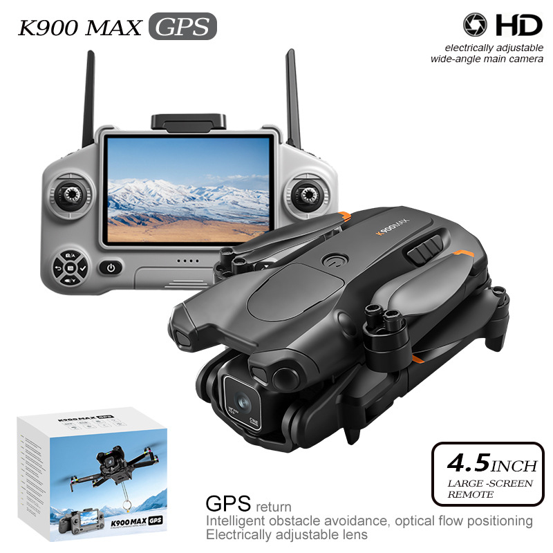 طائرة بدون طيار K900 ماكس مع ش - مراجعة Drone Kit With Camera وسعره